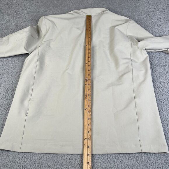 32 Degree Heat Jacket Mens Large Khaki Beige Windbreaker Full Zip Stretch - Picture 11 of 14